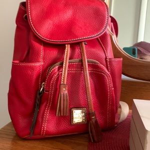 Beautiful Red Dooney and Bourke Medium Backpack